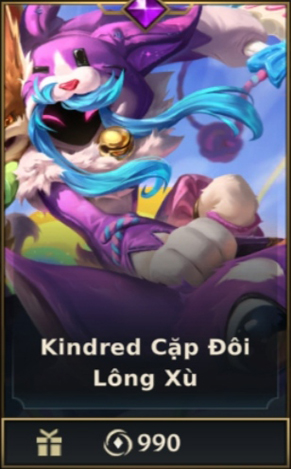 Kindred Cặp Đôi Long Xù