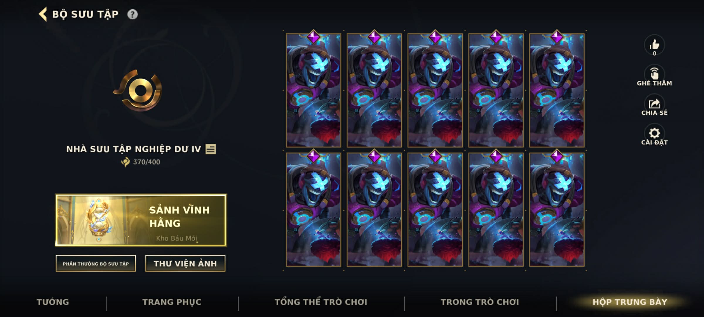 Nick Clone Sẵn Skin Bậc Tím