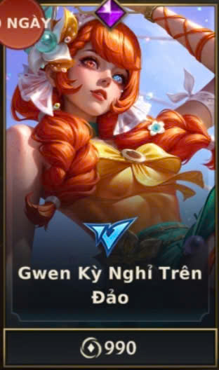 Gwen Kì Nghỉ Trên Đảo