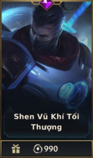 	 Shen Vũ Kí Tối Thượng