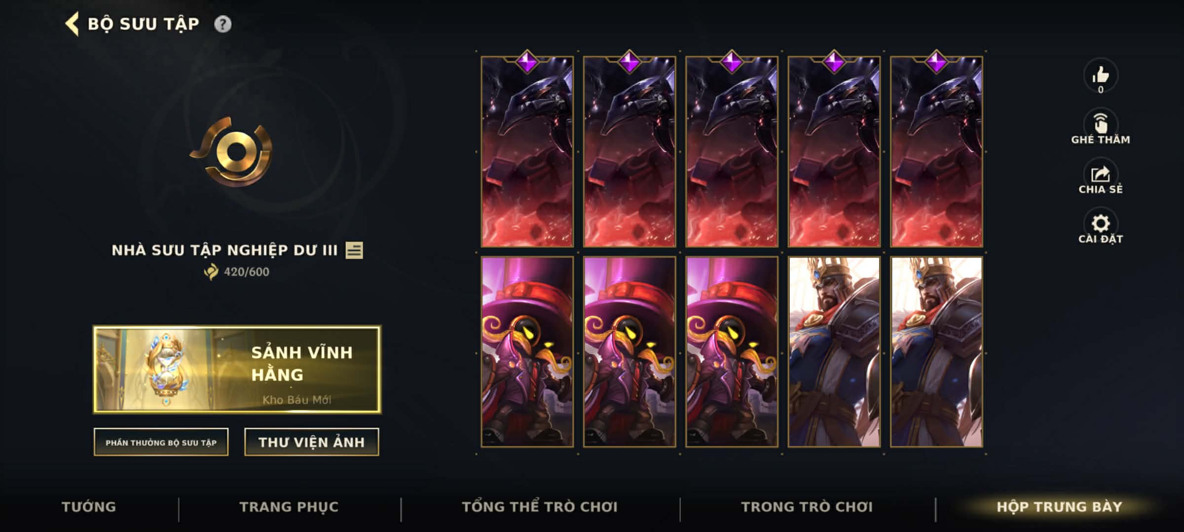 Nick Clone Sẵn Skin Bậc Tím