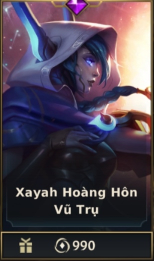 Xayah Hoàng Hôn Vũ Trụ