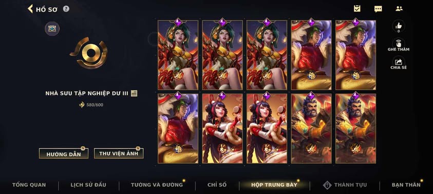 Nick Clone Sẵn Skin Giới Hạn VIP