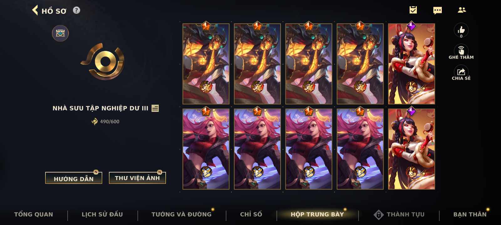 Nick Clone Sẵn Skin Giới Hạn VIP
