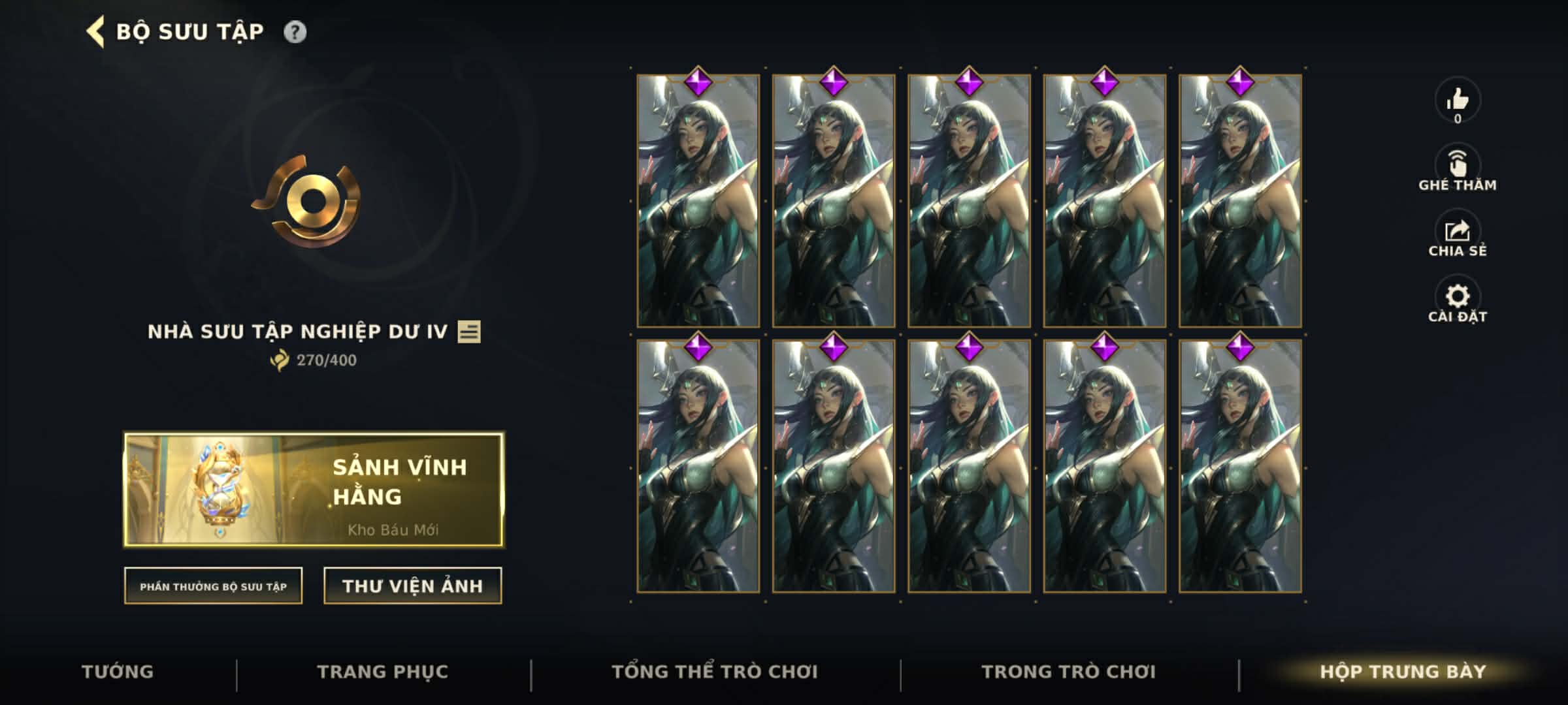 Nick Clone Sẵn Skin Bậc Tím