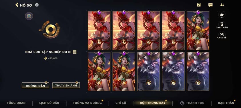 Nick Clone Sẵn Skin Giới Hạn VIP