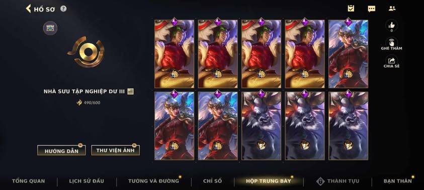 Nick Clone Sẵn Skin Giới Hạn VIP