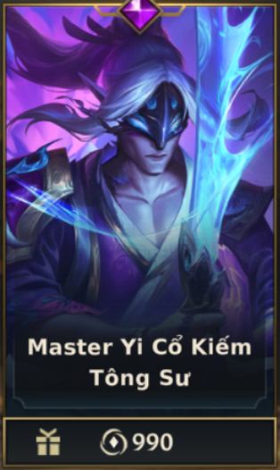	 Master Yi Cổ Kiếm Tông Sư