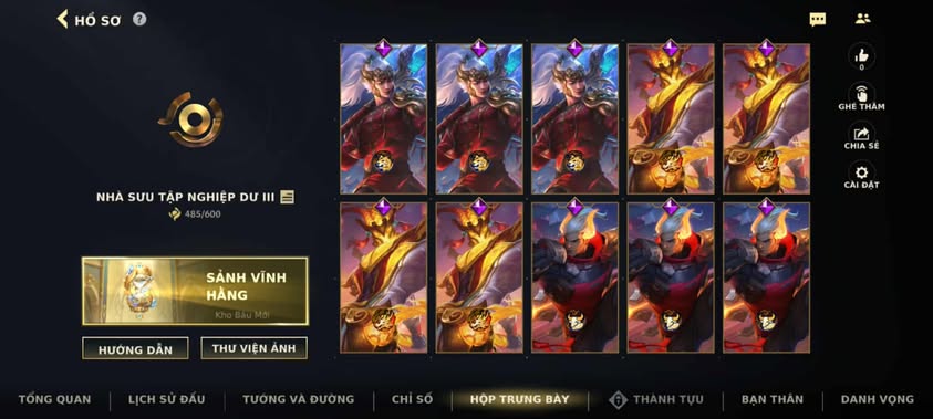 Nick Clone Sẵn Skin Giới Hạn VIP