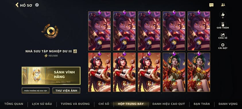 Nick Clone Sẵn Skin Giới Hạn VIP