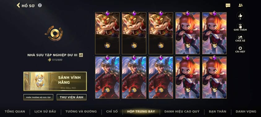 Nick Clone Sẵn Skin Giới Hạn VIP
