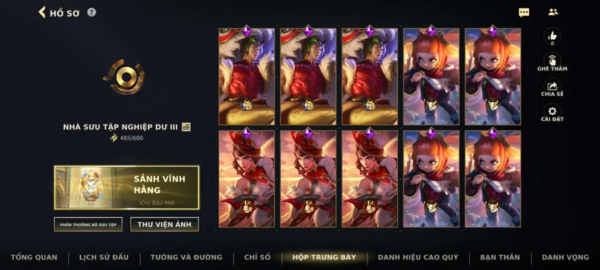 Nick Clone Sẵn Skin Giới Hạn VIP