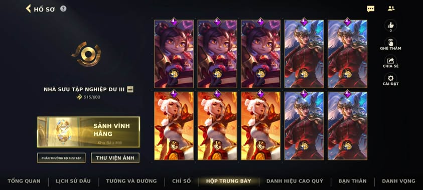 Nick Clone Sẵn Skin Giới Hạn VIP