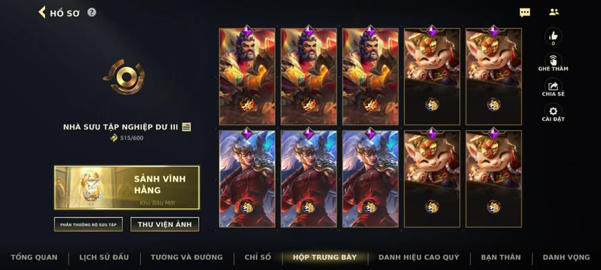Nick Clone Sẵn Skin Giới Hạn VIP