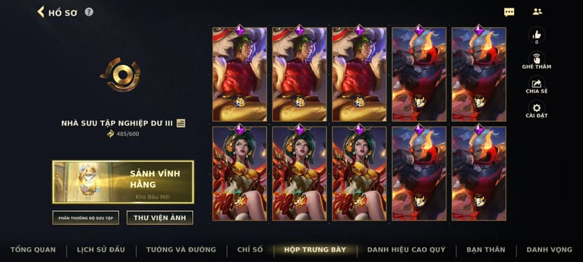 Nick Clone Sẵn Skin Giới Hạn VIP