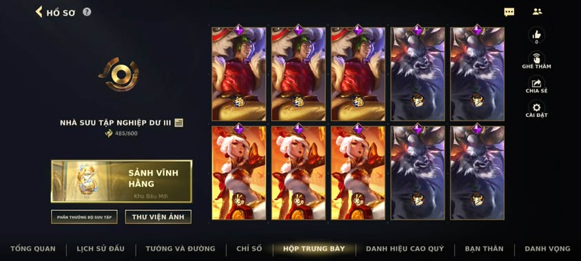 Nick Clone Sẵn Skin Giới Hạn VIP