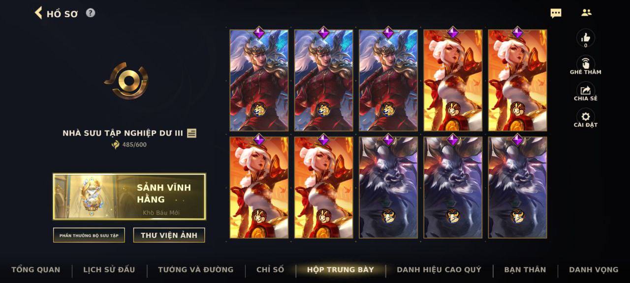 Nick Clone Sẵn Skin Giới Hạn VIP