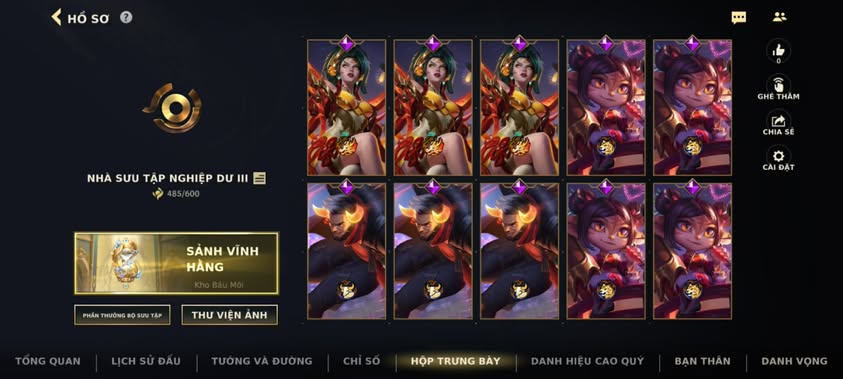 Nick Clone Sẵn Skin Giới Hạn VIP