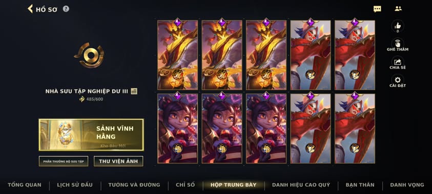 Nick Clone Sẵn Skin Giới Hạn VIP