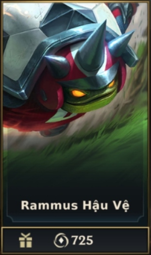 	 Rammus Hậu Vệ