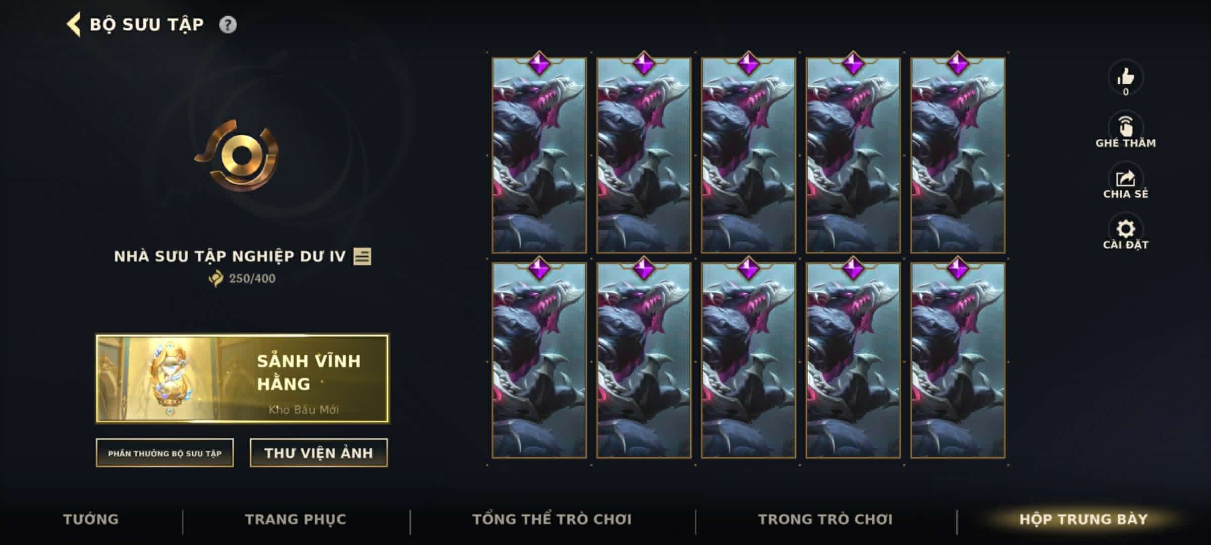 Nick Clone Sẵn Skin Bậc Tím