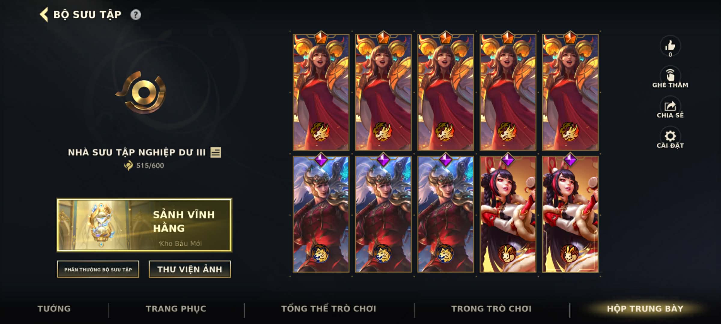 Tài Khoản Clone Sẵn Skin Giới Hạn VIP