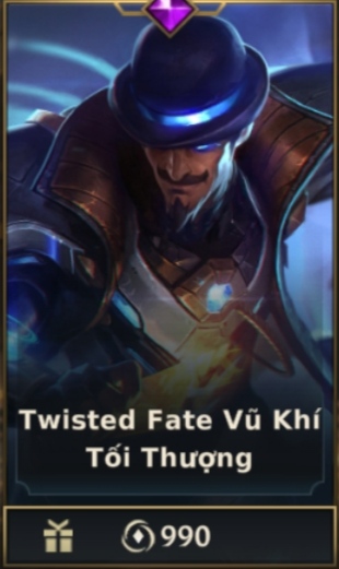 	 Twisted Fate Vũ Khí Tối Thượng