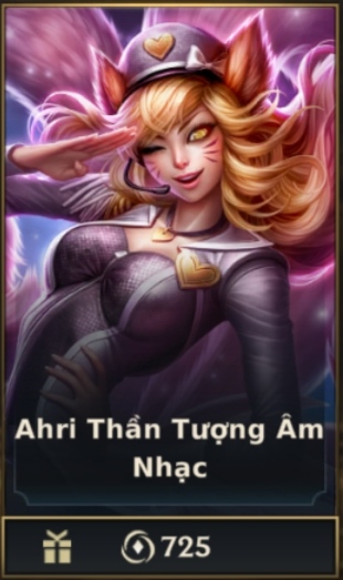 	 Ahri Thần Tượng Âm Nhạc