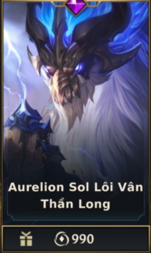 	 Aurelion Sol Lôi Vân Thần Long