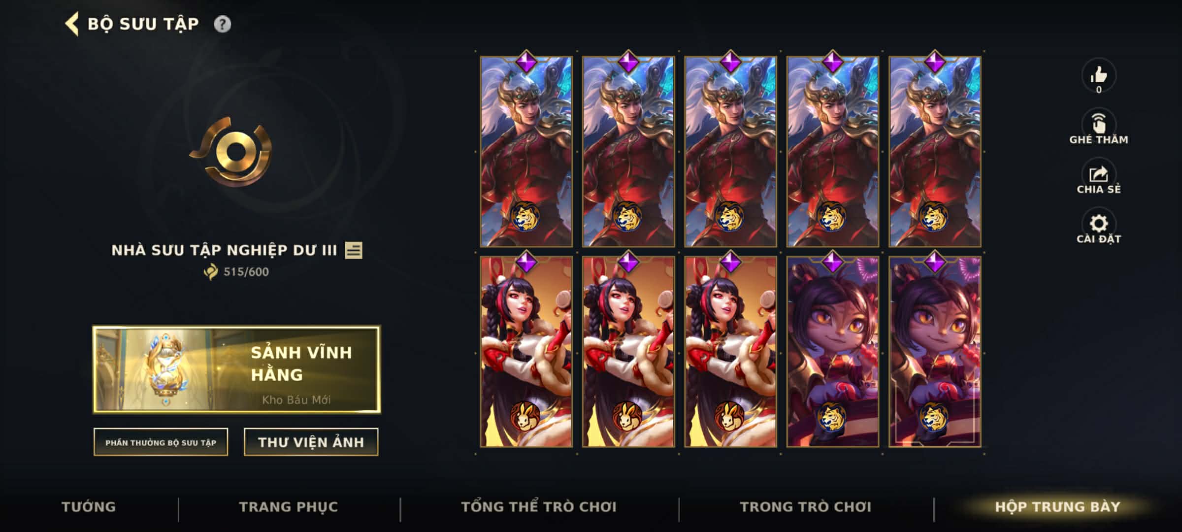 Tài Khoản Clone Sẵn Skin Giới Hạn VIP