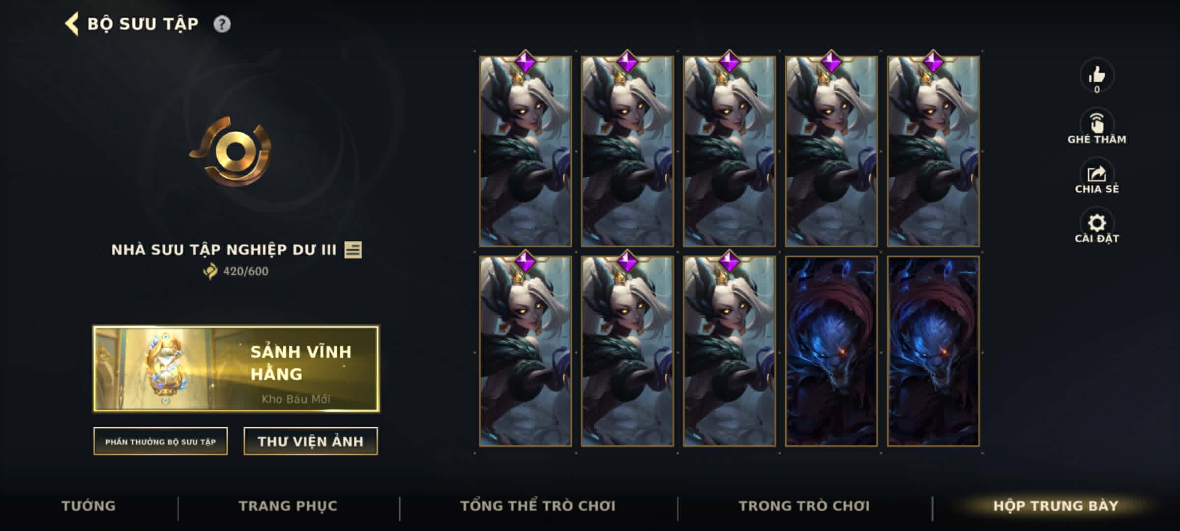 Nick Clone Sẵn Skin Bậc Tím