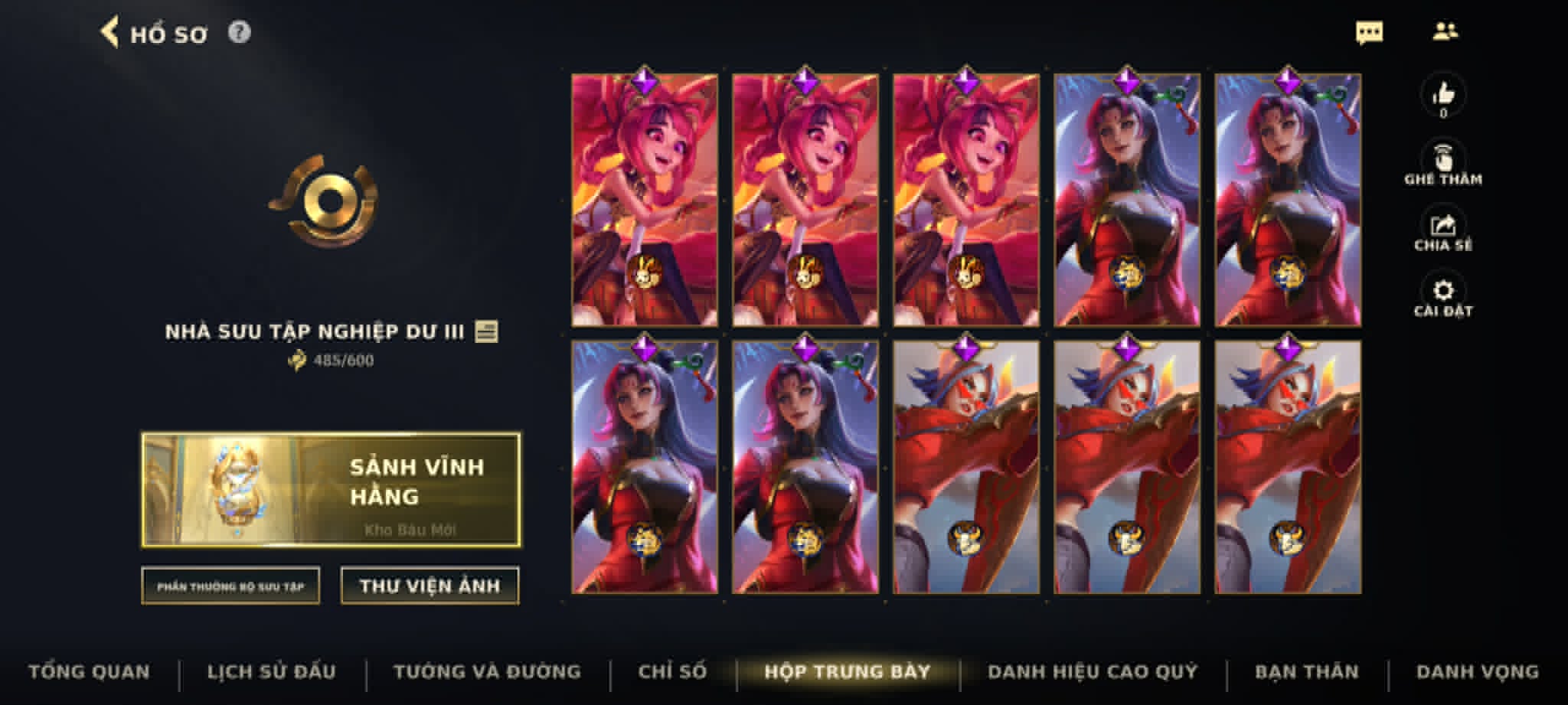 Nick Clone Sẵn Skin Giới Hạn VIP