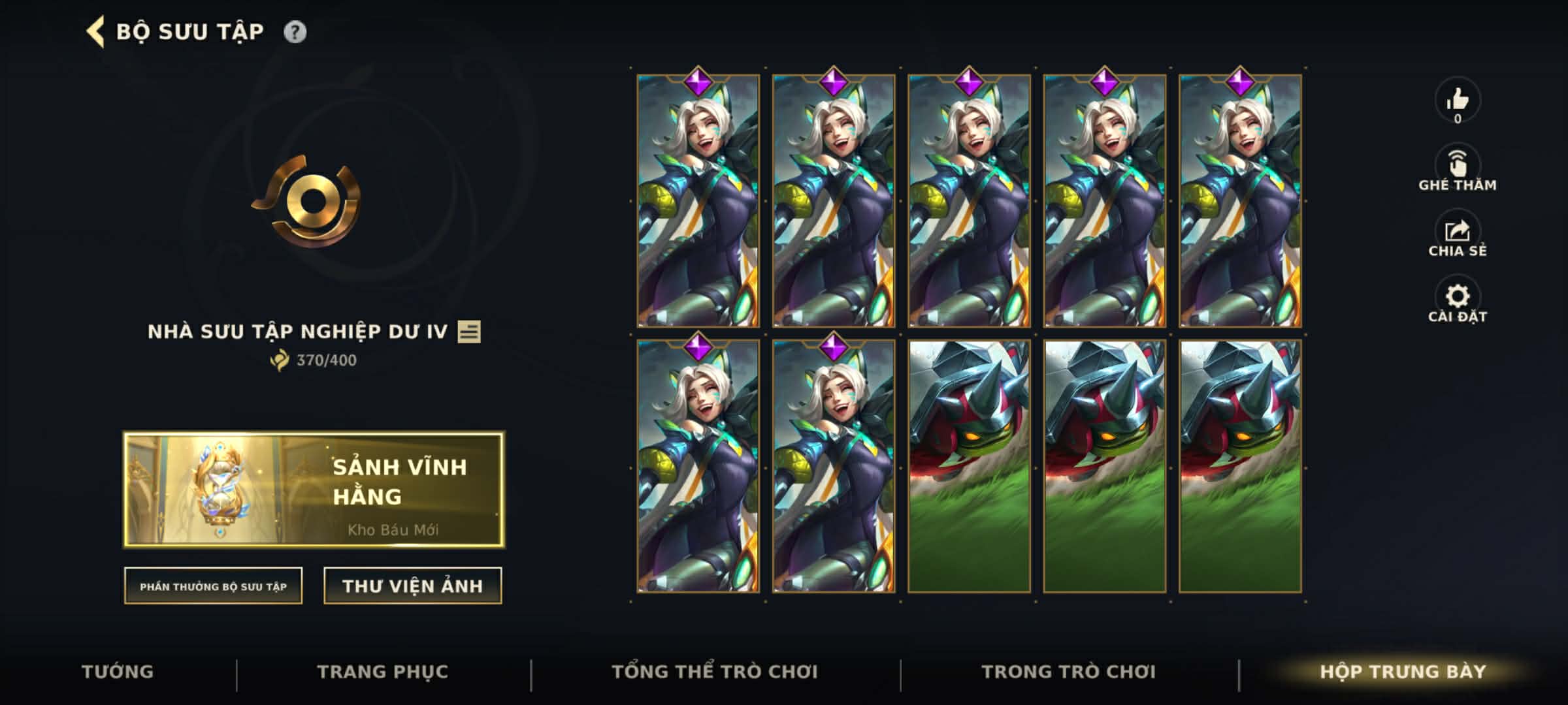 Nick Clone Sẵn Skin Bậc Tím