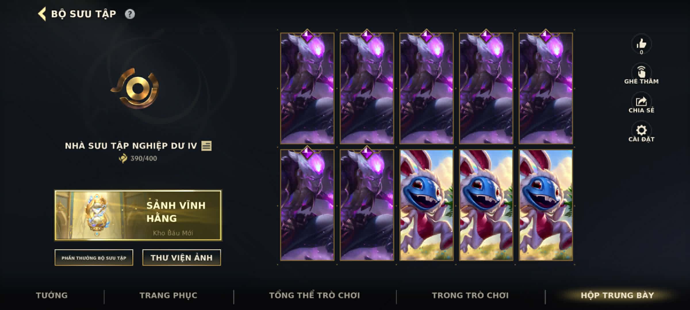 Nick Clone Sẵn Skin Bậc Tím