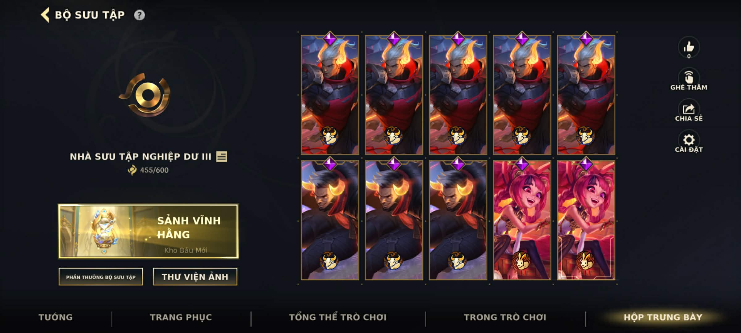 Tài Khoản Clone Sẵn Skin Giới Hạn VIP