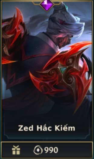 	 Zed Hắc Kiếm