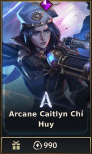 	 Arcane Caitlyn Chỉ Huy