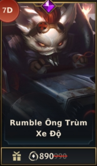 	 Rumble Ông Trùm Xe Độ