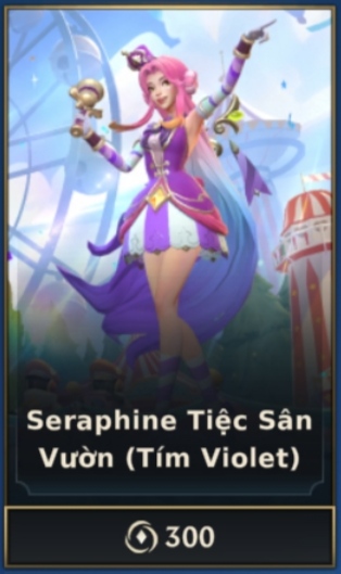 Seraphine Tiệc Sân Vườn - Tím Violet