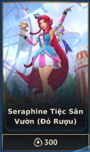 Seraphine Tiệc Sân Vườn - Đỏ Rượu