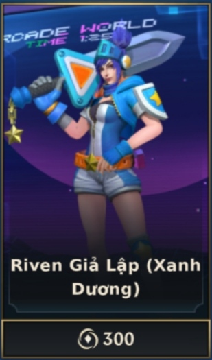 Riven Giả Lập - Xanh Dương