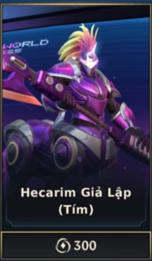 Hecarim Giả Lập - Tím