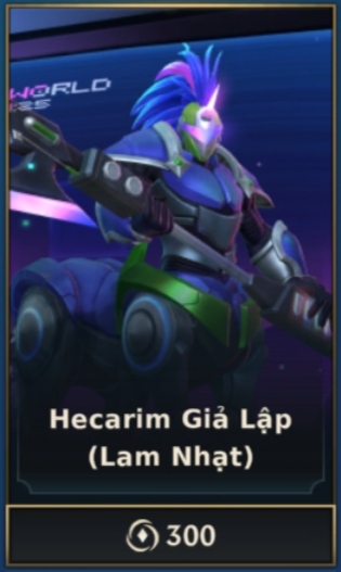 Hecarim Giả Lập - Lam Nhạt