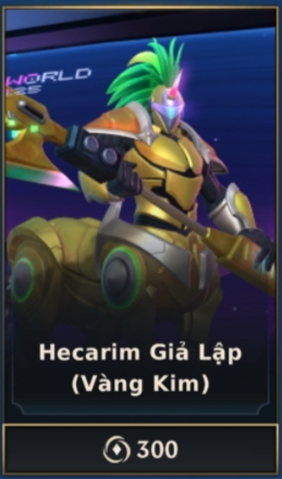 Hecarim Giả Lập - Vàng Kim