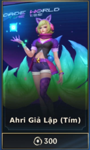 Ahri Giả Lập - Tím