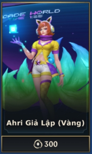 Ahri Giả Lập - Vàng