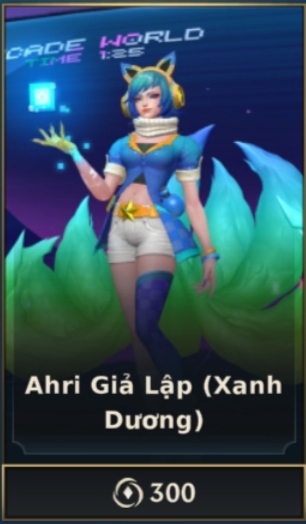 Ahri Giả Lập - Xanh Dương