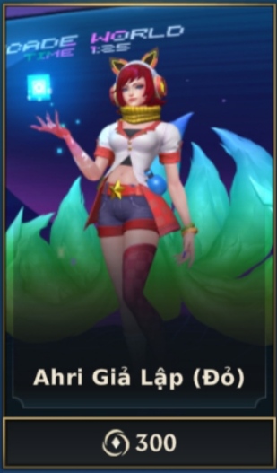Ahri Giả Lập - Đỏ