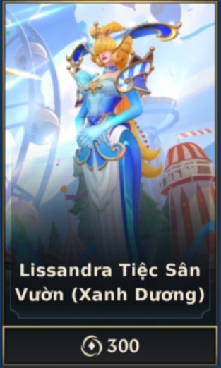 Lissandra Tiệc Sân Vườn - Xanh Dương