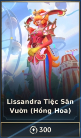 Lissandra Tiệc Sân Vườn - Hồng Hoa